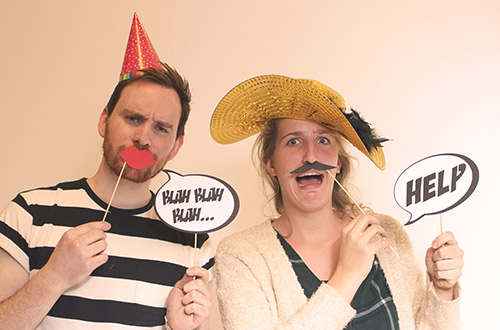 Gek doen met fotoprops
