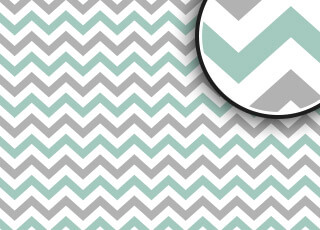 Chevrons grijs mint - € 95