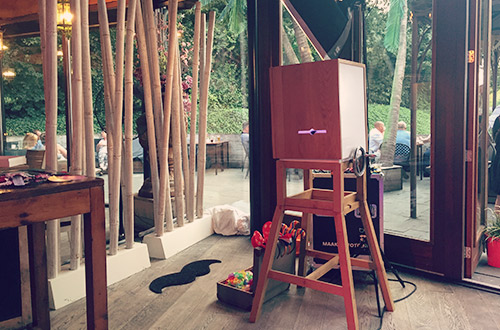 Onze photobooth op een bruiloft